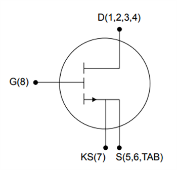 Schaltplan - STMicroelectronics SGT080R70ILB E-Mode PowerGaN TRANSISTOR